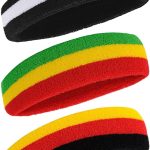 Sweatbands Sports Headband for Men & Women - Moisture Wicking Athletic Cotton Terry Cloth Sweatband for Tennis, Basketball, Running, Gym, Working Out
