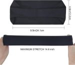 3Pack Sports Headbands for Men Women, Moisture Wicking Workout Headband, Sweat Headbands for Running, Cycling, Skiing, Gym, Tennis, Golf, Camping - Image 2