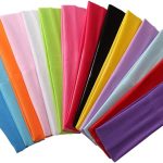 14pcs Mixed Colors Yoga Sports Headbands for Women - Soft Elastic Stretch Girls Athletic Headbands