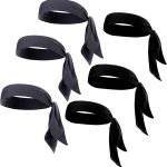 Sport Head Ties Unisex Tie Headbands Tie Back Bandanas Workout Hair Band Athletic Sweatbands for Tennis Ninja Karate Running Yoga