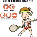 Sport Head Ties Unisex Tie Headbands Tie Back Bandanas Workout Hair Band Athletic Sweatbands for Tennis Ninja Karate Running Yoga - Image 2