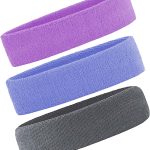 3 Pack Men & Women Sweatband Headband Terry Cloth Moisture Wicking for Sports Tennis Gym Work Out