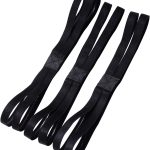 3 Pieces Double-straps Sport Headbands Elastic Hairband Non-slip Sweatband for Women or Men