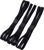 3 Pieces Double-straps Sport Headbands Elastic Hairband Non-slip Sweatband for Women or Men