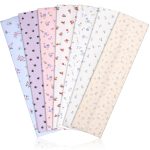 Headbands for Women, Stretchy Non Slip Soft Cotton Cloth Hair Bands for Sports, Workout, Yoga and Running, 7pcs (Pattern Color)