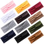 Headbands for Women, Fashionable Sports Hairbands, Elastic Wide Headbands Non Slip Workout Yoga Sport Headbands for Women (Color C)