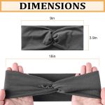 12 Pcs Stretchy Sport Headbands for Women,Absorbed Sport Headband Soft Twist Knotted Headbands for Yoga, Workout Daily Life - Image 2