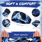 18 Pcs Sports Sweatbands for Men Women Camo Headbands Workout Non Slip Headbands Breathable Head Band Fitness Stretchy Unisex Hairband for Yoga Running Cycling Ball - Image 2