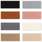 8 Packs Knitted Thick Headbands for Women Fashion Wide Hairbands Non Slip Boho Head Bands Workout Outdoor Yoga Sports Hair band Hair Accessories