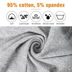 Cotton Wide Headbands for Workout Yoga, 9.3x4.7inch Non-Slip Sports Headband Large Thick Head Bands for Running Daily Wear - Image 2