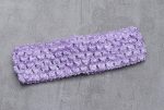 5 Pcs Crochet Headbands Soft Retro Stretch Knitted Hair Accessories for Dress up Parties Halloween Costume Sports Outdoor Activities (Light Purple) - Image 2